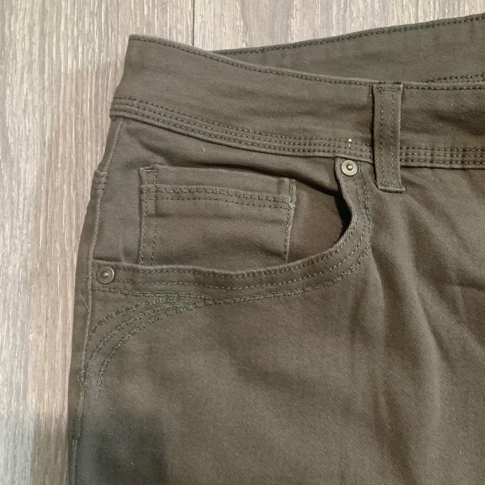 Style Co Straight‎ Leg Pants Olive Green Mens Size 20W Casual Khaki Trousers - Picture 6 of 12